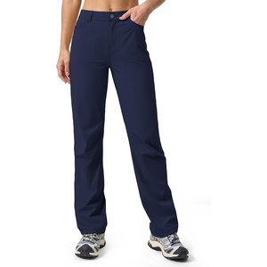 image:imageWillit Womens Hiking Pants Quick Dry Lightweight Stretch Travel Pants with Pockets UPF 50 WaterResistant Curvy Fit 31 Navy 8