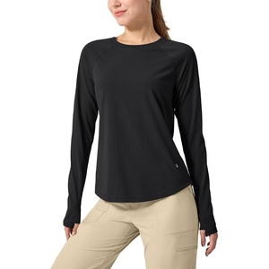 image:imageWillit Womens UPF 50 Sun Shirt Long Sleeve Quick Dry with Thumb HolesBlack