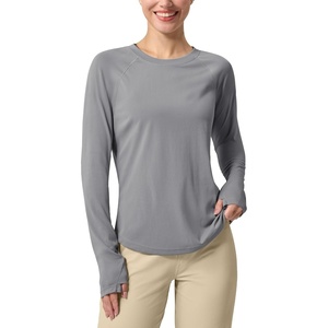 image:imageWillit Womens UPF 50 Sun Shirt Long Sleeve Quick Dry with Thumb HolesDeep Gray