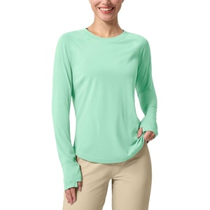 image:imageWillit Womens UPF 50 Sun Shirt Long Sleeve Quick Dry with Thumb HolesMint Green
