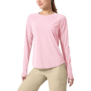 image:imageWillit Womens UPF 50 Sun Shirt Long Sleeve Quick Dry with Thumb HolesPink