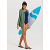 image:imageWillit Womens UPF 50 Cardigan Sun ShirtsDark Green