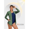 image:imageWillit Womens UPF 50 Cardigan Sun ShirtsDark Green