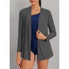 image:imageWillit Womens UPF 50 Cardigan Sun ShirtsDeep Gray