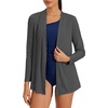 image:imageWillit Womens UPF 50 Cardigan Sun ShirtsDeep Gray