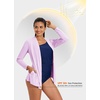 image:imageWillit Womens UPF 50 Cardigan Sun ShirtsHyacinth Purple