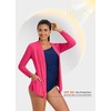 image:imageWillit Womens UPF 50 Cardigan Sun ShirtsRose Red
