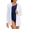 image:imageWillit Womens UPF 50 Cardigan Sun ShirtsWhite