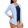 image:imageWillit Womens UPF 50 Cardigan Sun ShirtsBlue